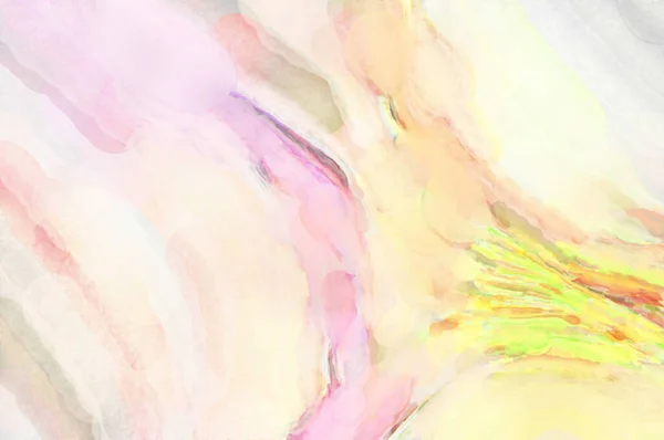 Pintura Abstracta Acuarela Con Colores Pastel Para Póster Arte Pared — Foto de Stock