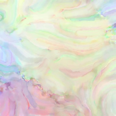 Soyut doku. Yüzeyde etkileyici el yapımı suluboya. Suluboya fırça darbeleri. Modern sanat. Çok renkli arkaplan. Çağdaş duvar sanatı. Renkli bir fon. 2d illüstrasyon.