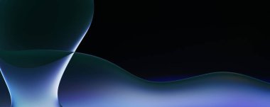 Soyut arkaplan. Değişken renk değişim dalgaları, dinamik hareketlerle. Işık dalgalarının neon renkli soyut tasarımı. Duvar kağıdı, afiş, arkaplan, kart, kitap illüstrasyonu, web sitesi.