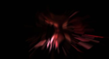 Işık parçacık izleri. Parlayan parçacıkları ve çizgileri olan ışık patlaması yıldızı. Güzel hareketli soyut ışın arkaplanı.