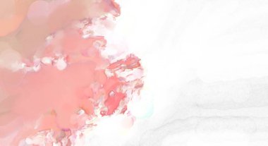 2D çizim. Sanatsal arkaplan resmi. Tablo üzerinde soyut resim. Çağdaş sanat. El yapımı resim. Renkli doku. Modern sanat eserleri. Yüzeyde suluboya fırça darbeleriyle boyama.