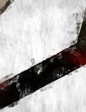 Soyut arkaplanda pürüzlü fırça darbeleri. Fırça boyası. Renkli boya darbeleri. Eşsiz duvar sanatı. Tuvaldeki modern sanat. Renkli çağdaş sanat eserleri. 