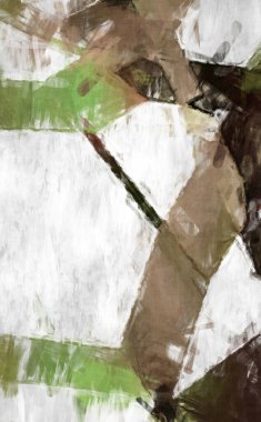 Soyut arkaplanda pürüzlü fırça darbeleri. Fırça boyası. Renkli boya darbeleri. Eşsiz duvar sanatı. Tuvaldeki modern sanat. Renkli çağdaş sanat eserleri. 