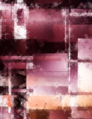 Modern sanat. Renkli çağdaş sanat eserleri. Renkli boya darbeleri. Soyut arkaplanda fırça darbeleri. Fırça boyası. Eşsiz duvar sanatı.