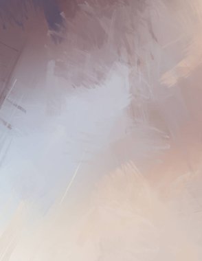 Renkli fırça darbelerinin 2D çizimi. Dekoratif desenli resim. canlı boya desenli arkaplan.