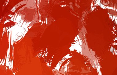 Sanatsal soyut arkaplan. Doku boyalı duvar kağıdı. Boya darbeleriyle yaratıcı bir illüstrasyon. Fırça desenli resim.