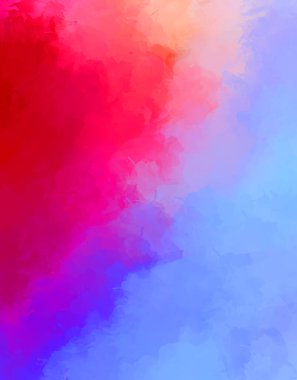 Taranmış Boyalı Soyut Arkaplan. Fırça darbesi ile boyanmış. Sanatsal canlılık ve renkli duvar kağıdı.