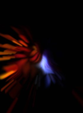 Işık parçacık izleri. Parlayan parçacıkları ve çizgileri olan ışık patlaması yıldızı. Güzel hareketli soyut ışın arkaplanı.