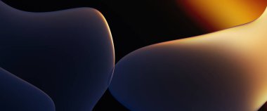 Soyut arkaplan. Değişken renk değişim dalgaları, dinamik hareketlerle. Işık dalgalarının neon renkli soyut tasarımı. Duvar kağıdı, afiş, arkaplan, kart, kitap illüstrasyonu, web sitesi.