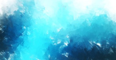 Canlı fırça darbeleriyle boyanmış. Renkli desenli resim. Fırçalanmış duvar kağıdını boya.