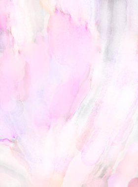 Poster, duvar sanatı, afiş, kart, kitap kapağı veya ambalaj için pastel renkli suluboya resim. Alkol mürekkebini andıran rahatlatıcı fırça darbelerinin modern resmi.