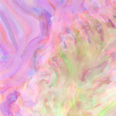 El yapımı sürreal soyut desenli suluboya. Modern sanatsal resim. 2D çizim. Arkaplan boyası karışımı. Yaratıcı duvar sanatı. Çağdaş sanat.