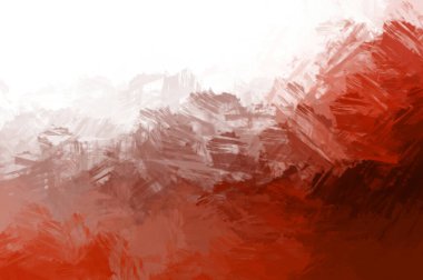 Modern sanat. Taranmış Boyalı Soyut Arkaplan. Fırça darbesi ile boyanmış. Boya darbeleri. 2B Görüntü.