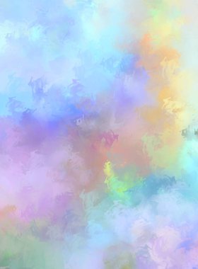 Sanatsal soyut arkaplan. Doku boyalı duvar kağıdı. Boya darbeleriyle yaratıcı bir illüstrasyon. Fırça desenli resim.