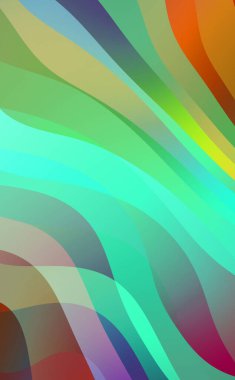 Soyut arkaplan. Renkli dalgalı tasarım duvar kağıdı. yaratıcı grafik 2D çizim. Dinamik şekilli modaya uygun sıvı örtüsü.