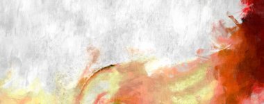 Soyut arkaplanda pürüzlü fırça darbeleri. Fırça boyası. Renkli boya darbeleri. Eşsiz duvar sanatı. Tuvaldeki modern sanat. Renkli çağdaş sanat eserleri. 