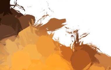 Duvar sanatı Eşsiz ve yaratıcı illüstrasyon. Fırça darbesi ile boyanmış. Renkli fırça darbelerinin soyut arkaplanı. Fırçalanmış canlı duvar kâğıdı. Boyalı sanatsal yaratım.