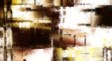 Modern sanat. Renkli çağdaş sanat eserleri. Renkli boya darbeleri. Soyut arkaplanda fırça darbeleri. Fırça boyası. Eşsiz duvar sanatı.