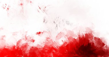 Canlı fırça darbeleriyle boyanmış. Renkli desenli resim. Fırçalanmış duvar kağıdını boya.