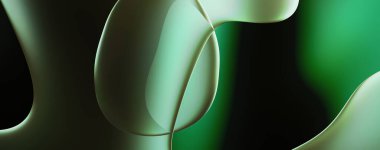 Soyut arkaplan. Değişken renk değişim dalgaları, dinamik hareketlerle. Işık dalgalarının neon renkli soyut tasarımı. Duvar kağıdı, afiş, arkaplan, kart, kitap illüstrasyonu, web sitesi.