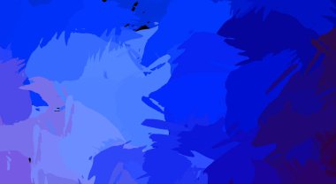 Canlı fırça darbeleriyle boyanmış. Renkli desenli resim. Fırçalanmış duvar kağıdını boya.