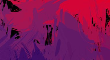 Sanatsal soyut arkaplan. Doku boyalı duvar kağıdı. Boya darbeleriyle yaratıcı bir illüstrasyon. Fırça desenli resim.