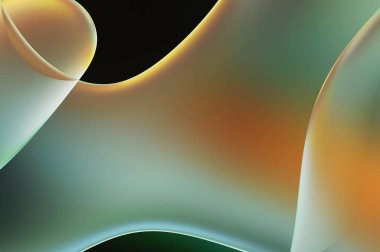 Soyut arkaplan. Değişken renk değişim dalgaları, dinamik hareketlerle. Işık dalgalarının neon renkli soyut tasarımı. Duvar kağıdı, afiş, arkaplan, kart, kitap illüstrasyonu, web sitesi.