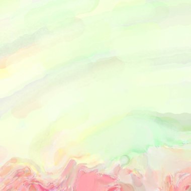 El yapımı sürreal soyut desenli suluboya. Modern sanatsal resim. 2D çizim. Arkaplan boyası karışımı. Yaratıcı duvar sanatı. Çağdaş sanat.