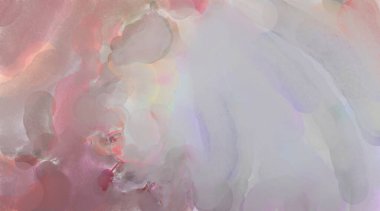 Yumuşak suluboya duvar kağıdı. Hafifçe fırçalanmış renkleri olan sanatsal bir resim. Pastel renkler arkaplana dokunmuş. Soyut duvar sanatı..