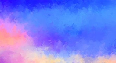 Renkli fırça darbelerinin soyut arkaplanı. fırçalanmış canlı duvar kağıdı. resmedilmiş sanat eseri. Eşsiz ve yaratıcı illüstrasyon.