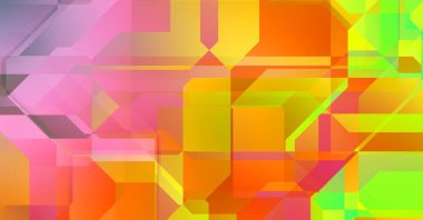 Dinamik bileşime sahip minimalist düz stil içinde modayı takip eden geometrik soyut arkaplan. 