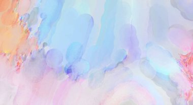 Çılgın suluboya şablonu. Yaratıcı soyutlama. Modern sanat eserleri. 2D çizim. Dijital doku duvar kağıdı. Sanatsal sulu arkaplan malzemesi. 