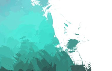 Duvar sanatı Eşsiz ve yaratıcı illüstrasyon. Fırça darbesi ile boyanmış. Renkli fırça darbelerinin soyut arkaplanı. Fırçalanmış canlı duvar kâğıdı. Boyalı sanatsal yaratım.