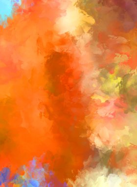 Sanatsal soyut arkaplan. Doku boyalı duvar kağıdı. Boya darbeleriyle yaratıcı bir illüstrasyon. Fırça desenli resim.