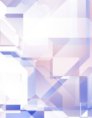 Renkli ve canlı geometrik şekiller katmanları var. Bir teknoloji planının dijital illüstrasyonu. Gelecekçi tasarım şablonu.