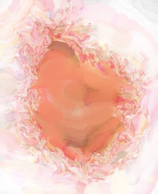 Taranmış Boyalı Soyut Arkaplan. Fırça darbesi ile boyanmış. Boya darbeleri. 2B Görüntü.