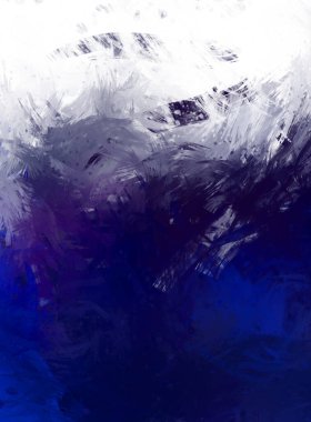 Yaratıcı soyut resim. Artistik fırça darbeleriyle donatılmış. Renkli ve canlı bir illüstrasyon. boyalı sanat