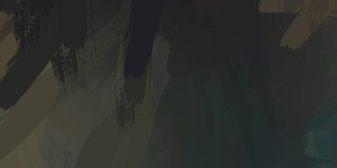 Yaratıcı soyut resim. Artistik fırça darbeleriyle donatılmış. Renkli ve canlı bir illüstrasyon. boyalı sanat.