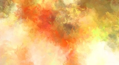 Yaratıcı soyut resim. Artistik fırça darbeleriyle donatılmış. Renkli ve canlı bir illüstrasyon. boyalı sanat.