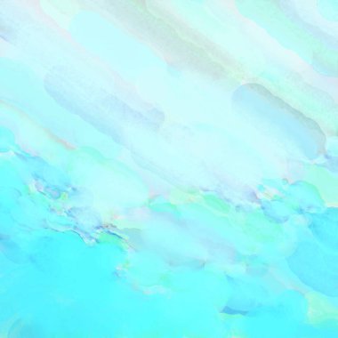 Çağdaş sanat. El işçiliğinin renkli dokusu. Modern resim. Yüzeyde suluboya vuruşlar. Sanatsal arkaplan resmi. Tablo üzerinde soyut resim. Fırça darbeleri. 