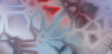 Renkli ve canlı geometrik şekiller katmanları var. Bir teknoloji planının dijital illüstrasyonu. Gelecekçi tasarım şablonu.