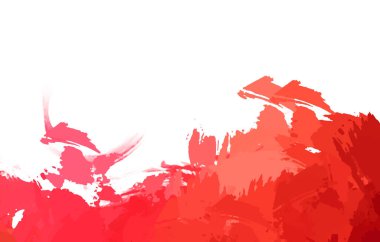 Taranmış Boyalı Soyut Arkaplan. Vahşi kaotik fırça darbeleri. Boya darbeleri. 2D İllüstrasyon. Fırça darbeli resim. 