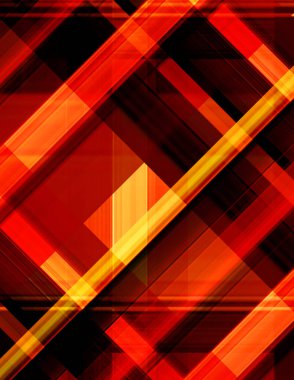 Renkli ve canlı geometrik şekiller katmanları var. Bir teknoloji planının dijital illüstrasyonu. Gelecekçi tasarım şablonu.