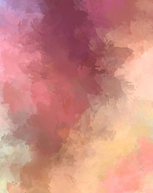 Renkli fırça darbelerinin 2D çizimi. Dekoratif desenli resim. canlı boya desenli arkaplan.