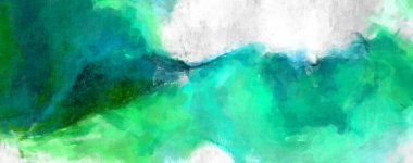 Soyut arkaplanda pürüzlü fırça darbeleri. Fırça boyası. Renkli boya darbeleri. Eşsiz duvar sanatı. Tuvaldeki modern sanat. Renkli çağdaş sanat eserleri. 