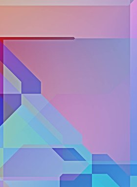 Dairesel şekillerin katmanları renkli ve canlı bir tasarım yaratıyor. Dairelerin sayısal çizimi. Gelecekçi tasarım şablonu.