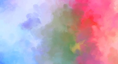 Yaratıcı soyut resim. Artistik fırça darbeleriyle donatılmış. Renkli ve canlı bir illüstrasyon. boyalı sanat.