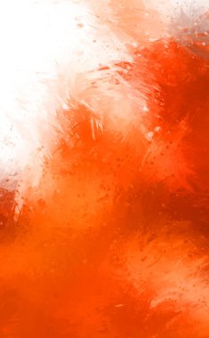 Yaratıcı soyut resim. Artistik fırça darbeleriyle donatılmış. Renkli ve canlı bir illüstrasyon. boyalı sanat