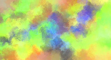 Sanatsal soyut arkaplan. Doku boyalı duvar kağıdı. Boya darbeleriyle yaratıcı bir illüstrasyon. Fırça desenli resim.