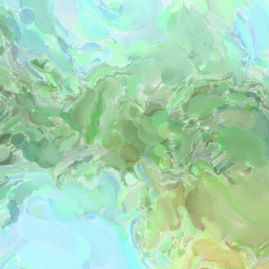 El yapımı sürreal soyut desenli suluboya. Modern sanatsal resim. 2D çizim. Arkaplan boyası karışımı. Yaratıcı duvar sanatı. Çağdaş sanat.